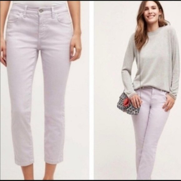 Pilcro and the Letterpress Denim - ANTHROPOLOGIE Pilcro and the Letterpress  Lavender Ankle Fit Stet Jeans Size 29